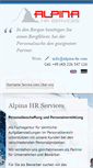 Mobile Screenshot of alpina-hr.com